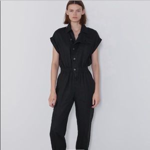 Zara Linen Jumpsuit